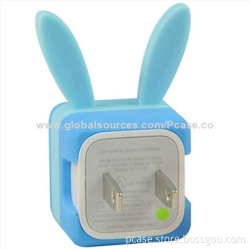 Silicon Cover Case for iPhone USB Adapter, Nice Designs for Decoration